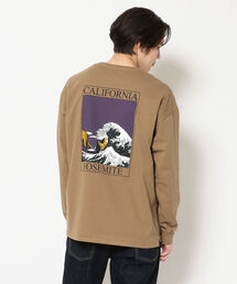 CAL O LINE | CAL O LINE /キャルオーライン　WAVE L/S TEE  CALIFORNIA(Tシャツ/カットソー)
