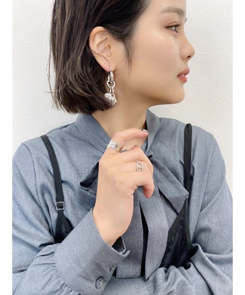 JUMELLE(ジュメロ)の「2wayピアス(ピアス(両耳用)・レディース・シルバー/ゴールド・FREE)」の7枚目の写真