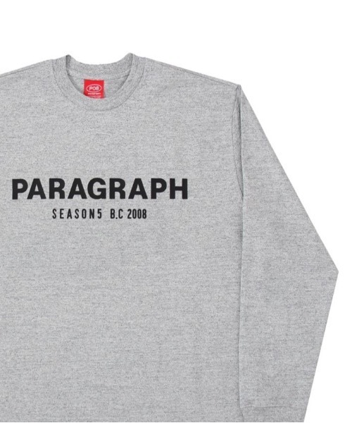 Paragraph（パラグラフ）の「Paragraph/パラグラフ/ロゴプリントロングスリーブTシャツ/Seasons L/S Tee（Tシャツ/カットソー・メンズ・チャコールグレー/バイオレット/カーキ/イエロー/ベージュ/ブラック/グレー・FREE）」の4枚目の写真