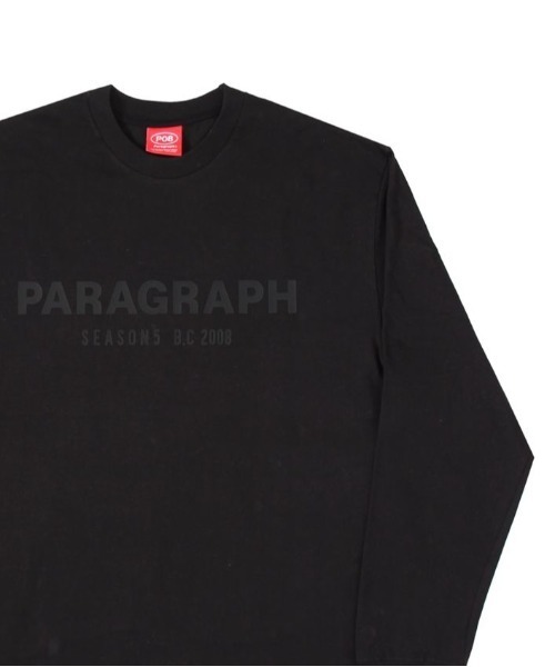 Paragraph（パラグラフ）の「Paragraph/パラグラフ/ロゴプリントロングスリーブTシャツ/Seasons L/S Tee（Tシャツ/カットソー・メンズ・チャコールグレー/バイオレット/カーキ/イエロー/ベージュ/ブラック/グレー・FREE）」の2枚目の写真