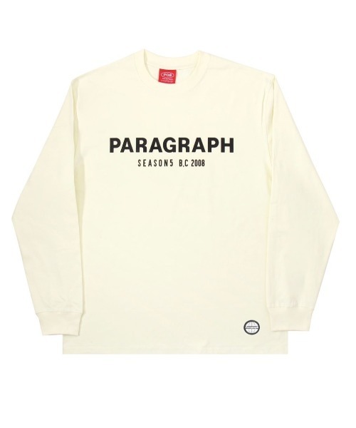 Paragraph パラグラフ オールドイングリッシュロゴロンT オレンジ