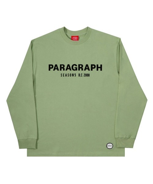 Paragraph（パラグラフ）の「Paragraph/パラグラフ/ロゴプリントロングスリーブTシャツ/Seasons L/S Tee（Tシャツ/カットソー・メンズ・チャコールグレー/バイオレット/カーキ/イエロー/ベージュ/ブラック/グレー・FREE）」の13枚目の写真
