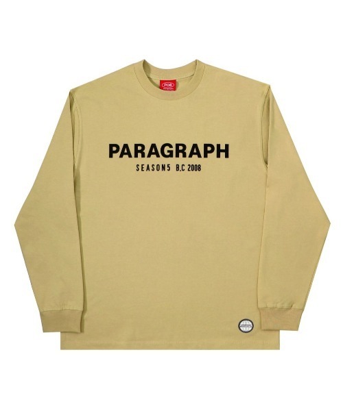 Paragraph（パラグラフ）の「Paragraph/パラグラフ/ロゴプリントロングスリーブTシャツ/Seasons L/S Tee（Tシャツ/カットソー・メンズ・チャコールグレー/バイオレット/カーキ/イエロー/ベージュ/ブラック/グレー・FREE）」の12枚目の写真