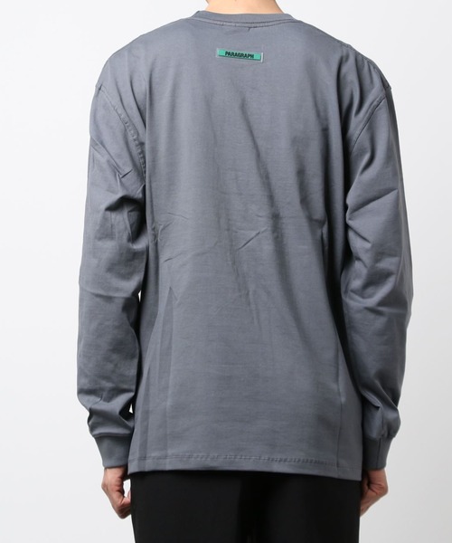 Paragraph（パラグラフ）の「Paragraph/パラグラフ/ロゴプリントロングスリーブTシャツ/Seasons L/S Tee（Tシャツ/カットソー・メンズ・チャコールグレー/バイオレット/カーキ/イエロー/ベージュ/ブラック/グレー・FREE）」の22枚目の写真