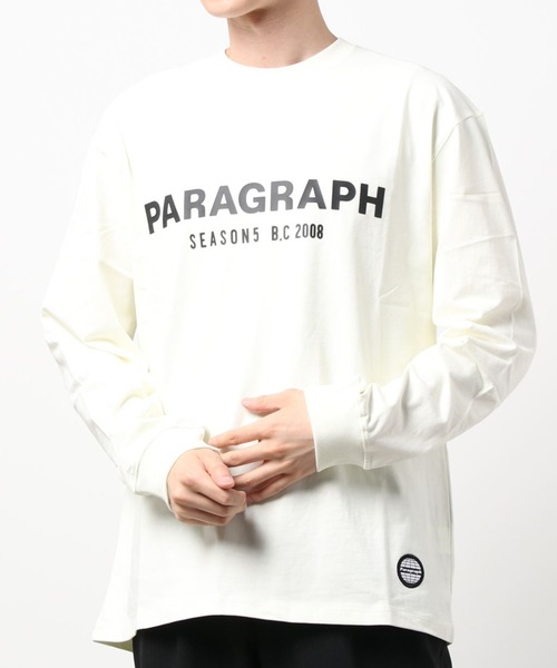 Paragraph（パラグラフ）の「Paragraph/パラグラフ/ロゴプリントロングスリーブTシャツ/Seasons L/S Tee（Tシャツ/カットソー・メンズ・チャコールグレー/バイオレット/カーキ/イエロー/ベージュ/ブラック/グレー・FREE）」の17枚目の写真