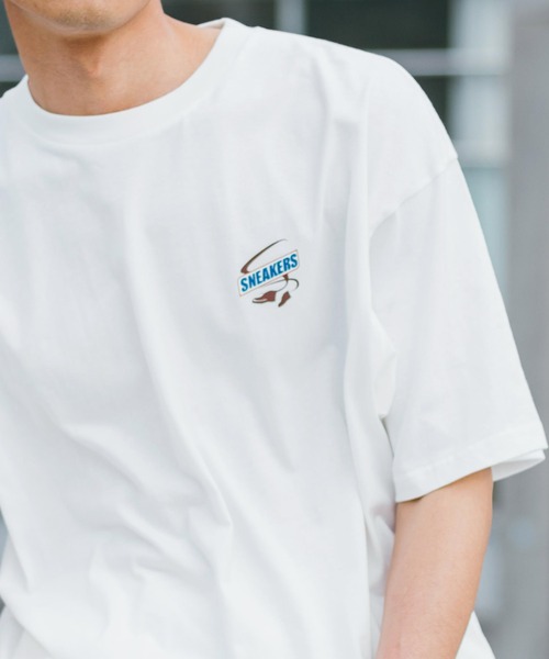 オーバーサイズ パロディプリント 半袖 ビッグT（Tシャツ