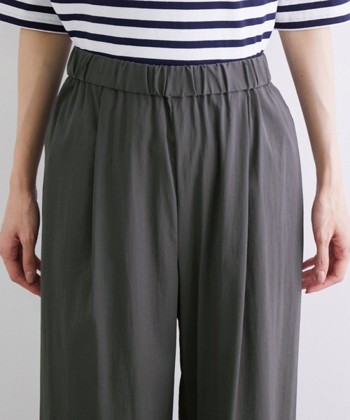 ROPE' PICNIC（ロペピクニック）の「レーヨンナイロンイージーワイドパンツ（その他パンツ・レディース・チャコールグレー/ベージュ/ライトグリーン/キャメル/パープル/ブルー・40/38/36）」の16枚目の写真