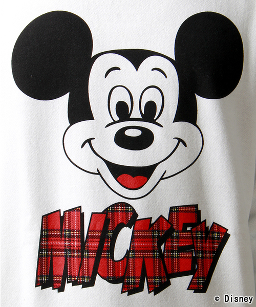 WEGO(ウィゴー)の「∴WEGO/プリントプルオーバー/MICKEY(スウェット・メンズ・ホワイト/ブラック・MEDIUM/LARGE)」の6枚目の写真