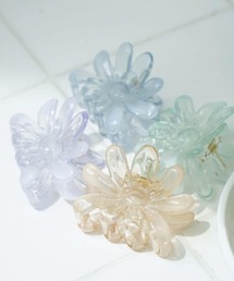 flower | カモミールクリアクリップ(バレッタ/ヘアクリップ)