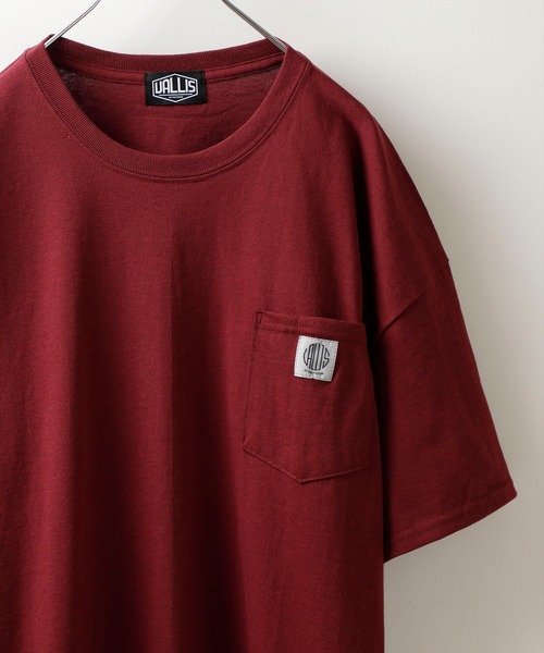 VALLIS by FACTOTUM（ヴァリスバイファクトタム）の「【VALLIS by FACTOTUM】EX.Circle logo pocket tee（Tシャツ/カットソー・メンズ・イエロー/ブラック/ホワイト/バーガンディー/ミント/ライトベージュ/ブルー/グレー/ネイビー/グリーン・MEDIUM/LARGE）」の10枚目の写真