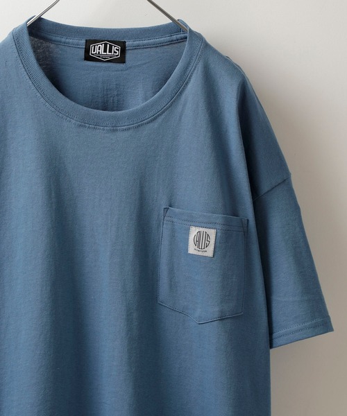 VALLIS by FACTOTUM（ヴァリスバイファクトタム）の「【VALLIS by FACTOTUM】EX.Circle logo pocket tee（Tシャツ/カットソー・メンズ・イエロー/ブラック/ホワイト/バーガンディー/ミント/ライトベージュ/ブルー/グレー/ネイビー/グリーン・MEDIUM/LARGE）」の8枚目の写真