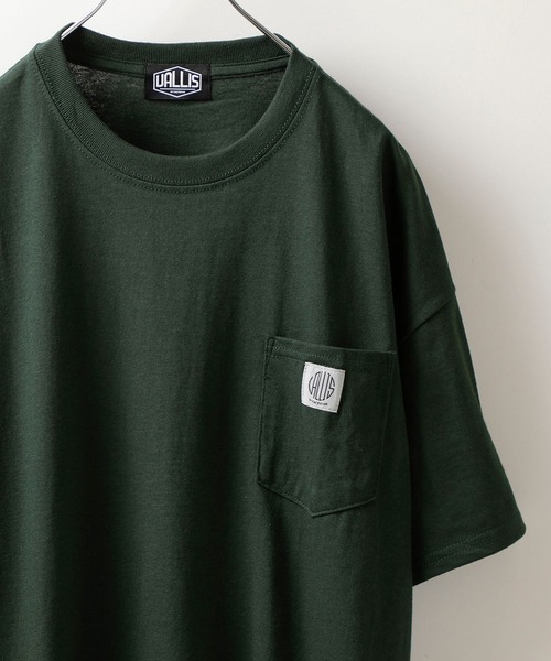 VALLIS by FACTOTUM（ヴァリスバイファクトタム）の「【VALLIS by FACTOTUM】EX.Circle logo pocket tee（Tシャツ/カットソー・メンズ・イエロー/ブラック/ホワイト/バーガンディー/ミント/ライトベージュ/ブルー/グレー/ネイビー/グリーン・MEDIUM/LARGE）」の6枚目の写真