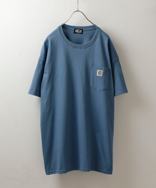 VALLIS by FACTOTUM（ヴァリスバイファクトタム）の「【VALLIS by FACTOTUM】EX.Circle logo pocket tee（Tシャツ/カットソー・メンズ・イエロー/ブラック/ホワイト/バーガンディー/ミント/ライトベージュ/ブルー/グレー/ネイビー/グリーン・MEDIUM/LARGE）」の18枚目の写真