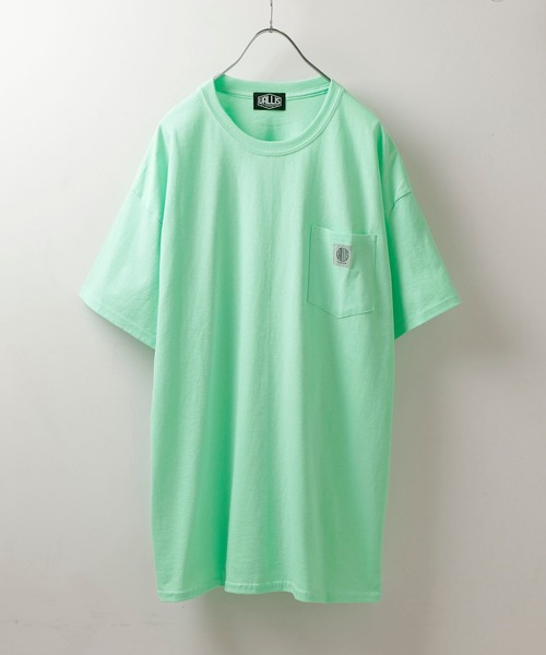 VALLIS by FACTOTUM（ヴァリスバイファクトタム）の「【VALLIS by FACTOTUM】EX.Circle logo pocket tee（Tシャツ/カットソー・メンズ・イエロー/ブラック/ホワイト/バーガンディー/ミント/ライトベージュ/ブルー/グレー/ネイビー/グリーン・MEDIUM/LARGE）」の16枚目の写真