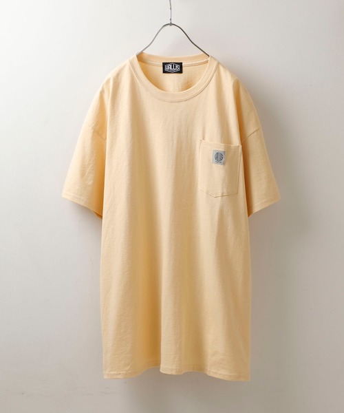 VALLIS by FACTOTUM（ヴァリスバイファクトタム）の「【VALLIS by FACTOTUM】EX.Circle logo pocket tee（Tシャツ/カットソー・メンズ・イエロー/ブラック/ホワイト/バーガンディー/ミント/ライトベージュ/ブルー/グレー/ネイビー/グリーン・MEDIUM/LARGE）」の20枚目の写真