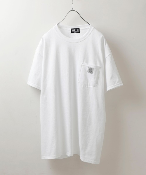 VALLIS by FACTOTUM（ヴァリスバイファクトタム）の「【VALLIS by FACTOTUM】EX.Circle logo pocket tee（Tシャツ/カットソー・メンズ・イエロー/ブラック/ホワイト/バーガンディー/ミント/ライトベージュ/ブルー/グレー/ネイビー/グリーン・MEDIUM/LARGE）」の11枚目の写真