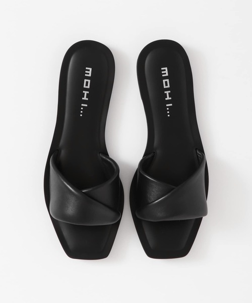 MOHI（モヒ）の「MOHI　FLAT SANDAL（サンダル・レディース・ブラック/カーキ・38/36/37）」の7枚目の写真