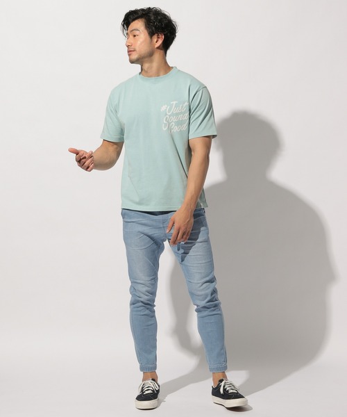 BAYFLOW（ベイフロー）の「SOFTデニムJOG（デニムパンツ・メンズ・ネイビー/ロイヤルブルー・SMALL/MEDIUM/LARGE）」の6枚目の写真