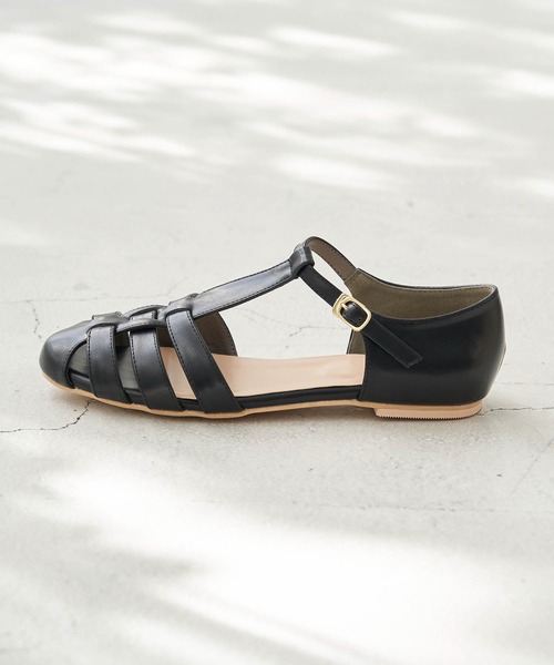ROPE' PICNIC（ロペピクニック）の「【WEB限定】グルカサンダル（サンダル・レディース・ブラック/キナリ・22.5cm/23.0cm/23.5cm/24.0cm/24.5cm）」の3枚目の写真