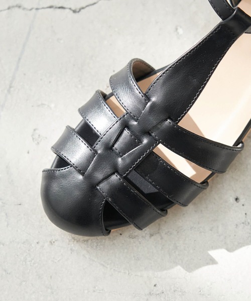 ROPE' PICNIC（ロペピクニック）の「【WEB限定】グルカサンダル（サンダル・レディース・ブラック/キナリ・22.5cm/23.0cm/23.5cm/24.0cm/24.5cm）」の5枚目の写真