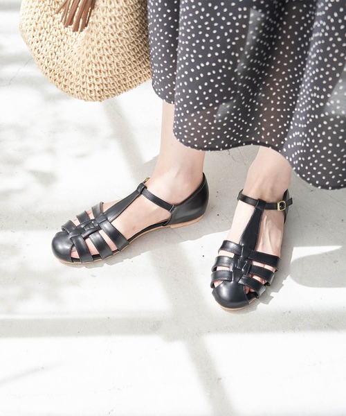 ROPE' PICNIC（ロペピクニック）の「【WEB限定】グルカサンダル（サンダル・レディース・ブラック/キナリ・22.5cm/23.0cm/23.5cm/24.0cm/24.5cm）」の12枚目の写真