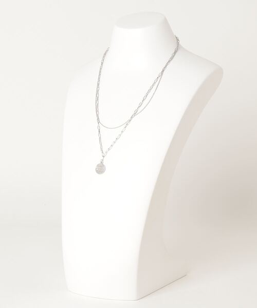 VANNIE U（ヴァニーユー）の「2連コインチェーンネックレス（ネックレス・レディース・シルバー・FREE）」の8枚目の写真