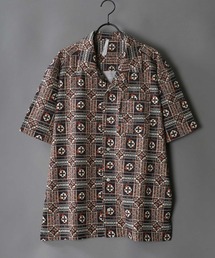 SITRY | patterned all over Open Collar shirt/総柄 オープンカラーシャツ(シャツ/ブラウス)