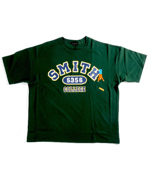 neos（ネオス）の「【neos -addictive design-】ビッグシルエット 刺繍 プリント ポンチ クルーネック Tシャツ（Tシャツ/カットソー・メンズ・ホワイト/ブラウン/グリーン/スミクロ・MEDIUM/LARGE）」の19枚目の写真