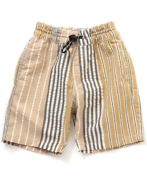 BREEZE（ブリーズ）の「もっとスズシーストライプパンツ 5分丈（その他パンツ・キッズ・ベージュ/ブルー/グリーン・120/130/150/90/110/100/140）」の2枚目の写真