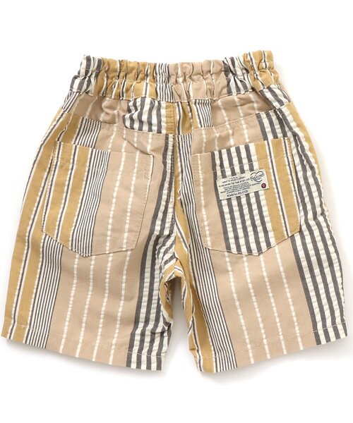 BREEZE（ブリーズ）の「もっとスズシーストライプパンツ 5分丈（その他パンツ・キッズ・ベージュ/ブルー/グリーン・120/130/150/90/110/100/140）」の8枚目の写真