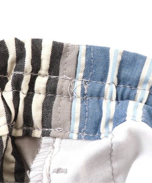 BREEZE（ブリーズ）の「もっとスズシーストライプパンツ 5分丈（その他パンツ・キッズ・ベージュ/ブルー/グリーン・120/130/150/90/110/100/140）」の15枚目の写真