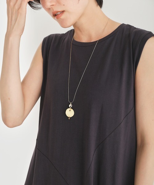 Bou Jeloud(ブージュルード)の「サークルロングネックレス(ネックレス・レディース・ゴールド・ONESIZE)」の1枚目の写真