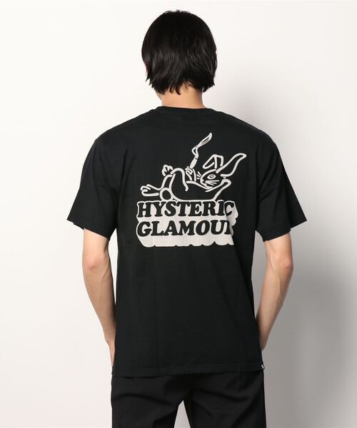 HYSTERIC GLAMOUR（ヒステリックグラマー）の「CHILLING TIME Tシャツ（Tシャツ/カットソー・メンズ・ホワイト/ブラック/レッド・SMALL/MEDIUM/LARGE/X-LARGE）」の7枚目の写真
