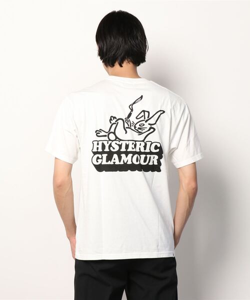 HYSTERIC GLAMOUR（ヒステリックグラマー）の「CHILLING TIME Tシャツ（Tシャツ/カットソー・メンズ・ホワイト/ブラック/レッド・SMALL/MEDIUM/LARGE/X-LARGE）」の8枚目の写真