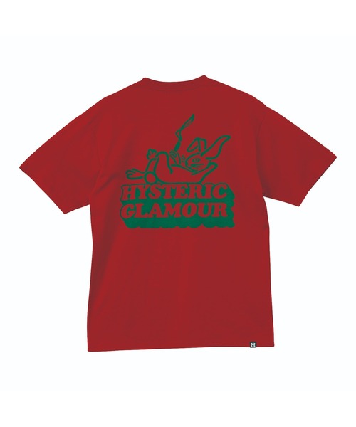 HYSTERIC GLAMOUR（ヒステリックグラマー）の「CHILLING TIME Tシャツ（Tシャツ/カットソー・メンズ・ホワイト/ブラック/レッド・SMALL/MEDIUM/LARGE/X-LARGE）」の9枚目の写真