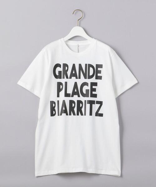 m's braque（エムズブラック）の「別注＜m's braque（エムズ ブラック）＞BIARRITZ Tシャツ◆（Tシャツ/カットソー・レディース・ホワイト・MEDIUM）」の7枚目の写真