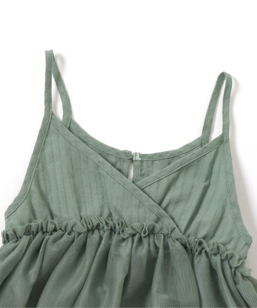 BREEZE(ブリーズ)の「チュールキャミワンピースセット(ワンピース・キッズ・オレンジ/ミント・120/110/90/80/140/130/100)」の9枚目の写真