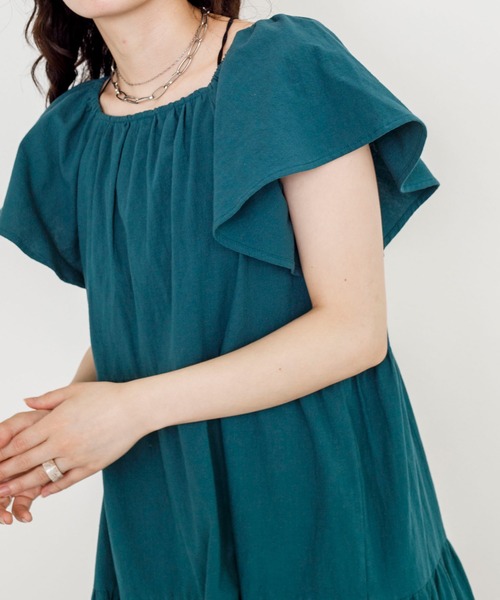 CHICWISH★ティアードラッフルレースワンピース 2色☆ CHICWISH☆ティアードラッフルレースワンピース 2色☆ (Chicwish