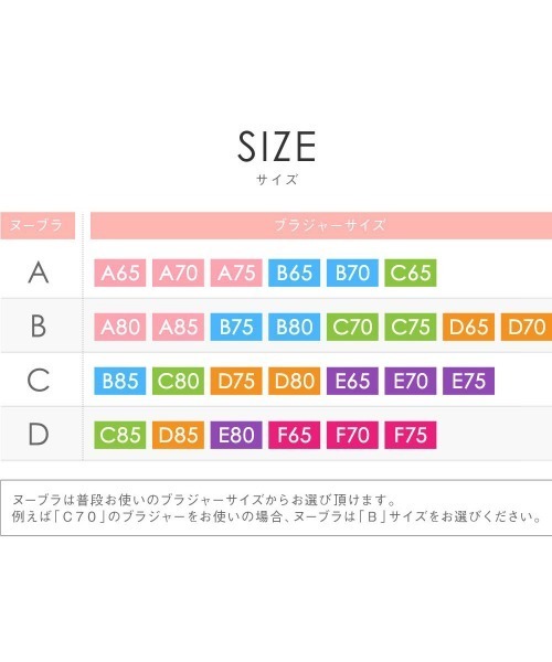 NuBra（ヌーブラ）の「ヌーブラ・エアーライト / ミニョン / ナチュラルタイプ（その他アンダーウェア/インナー・レディース・ホワイト/ブラック・A/C/D/B）」の12枚目の写真