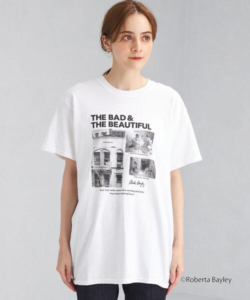 GOOD ROCK SPEED(グッドロックスピード)の「【別注】<GOOD ROCK SPEED> ROBERTA BAYLEY ショートスリーブ Tシャツ(Tシャツ/カットソー・レディース・オフホワイト/ブラック/ベージュ・FREE)」の4枚目の写真