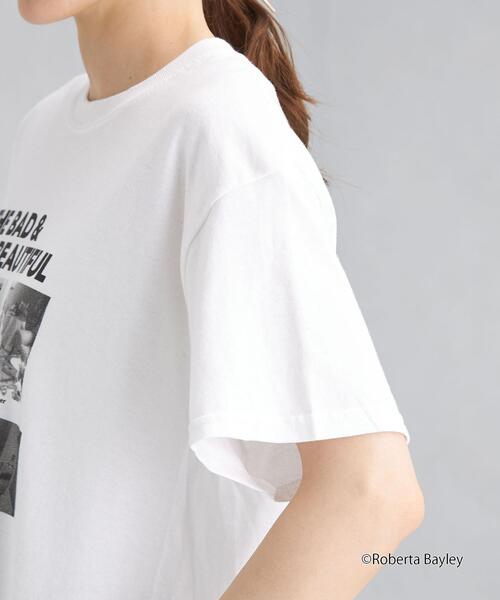 GOOD ROCK SPEED(グッドロックスピード)の「【別注】<GOOD ROCK SPEED> ROBERTA BAYLEY ショートスリーブ Tシャツ(Tシャツ/カットソー・レディース・オフホワイト/ブラック/ベージュ・FREE)」の8枚目の写真
