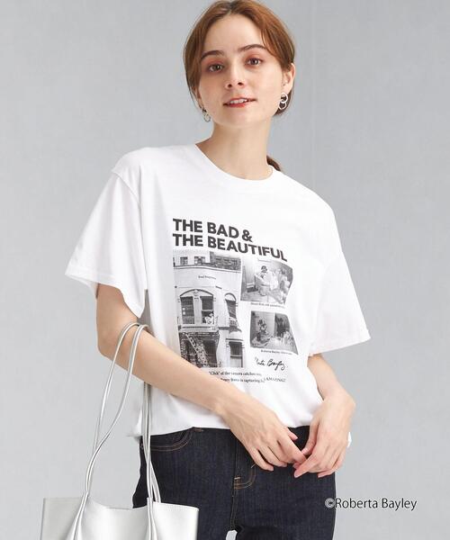 GOOD ROCK SPEED(グッドロックスピード)の「【別注】<GOOD ROCK SPEED> ROBERTA BAYLEY ショートスリーブ Tシャツ(Tシャツ/カットソー・レディース・オフホワイト/ブラック/ベージュ・FREE)」の12枚目の写真