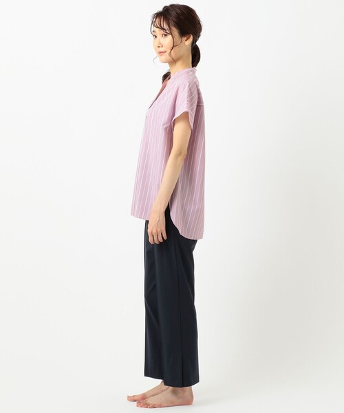 J.PRESS Ladies(J.プレス レディス)の「【WEB限定・UVケア・接触冷感】シャツ×パンツ ツインセット(セットアップ・レディース・ブルー系1/ライトグレー系1/ピンク系1/ホワイト系・XS)」の14枚目の写真