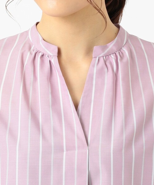J.PRESS Ladies(J.プレス レディス)の「【WEB限定・UVケア・接触冷感】シャツ×パンツ ツインセット(セットアップ・レディース・ブルー系1/ライトグレー系1/ピンク系1/ホワイト系・XS)」の17枚目の写真