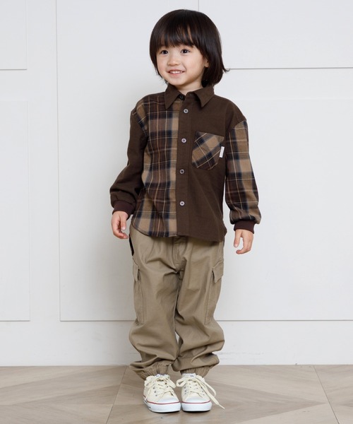MAKE YOUR DAY(メイクユアデイ)の「ネルチェックシャツ■80~140cm(シャツ/ブラウス・キッズ・レッド/イエロー/マルチ・90/100/110/120/80/130/140)」の5枚目の写真