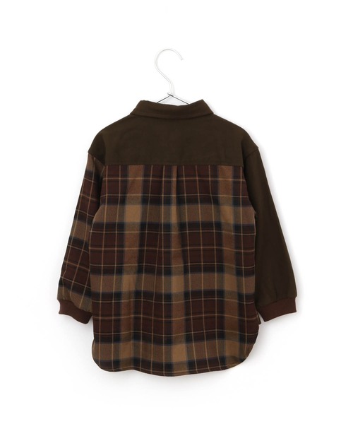 MAKE YOUR DAY(メイクユアデイ)の「ネルチェックシャツ■80~140cm(シャツ/ブラウス・キッズ・レッド/イエロー/マルチ・90/100/110/120/80/130/140)」の15枚目の写真