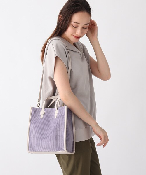 アソートパイピングスクエアトートバッグ 2way トートバッグ Opaque Clip オペークドットクリップ のファッション通販 Zozotown