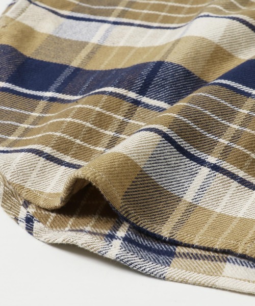 KRIFF MAYER（クリフメイヤー）の「ヘビーネルワークシャツ（シャツ/ブラウス・メンズ・ベージュ/ブラウン/レッド/カラフル・SMALL/MEDIUM/LARGE/X-LARGE）」の11枚目の写真