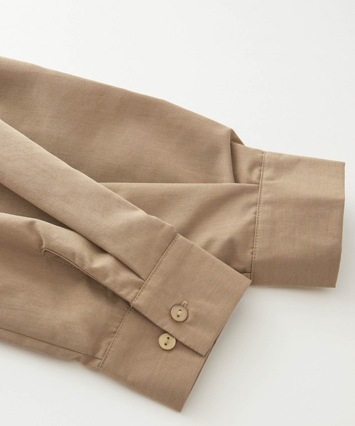 PURIL（ピュリル）の「【PURIL】ショルダータック　スタンドカラーチュニックブラウス（シャツ/ブラウス・レディース・ホワイト/ブラック/モカ・S/M）」の13枚目の写真