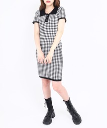 千鳥柄 に該当するワンピース ドレスファッション通販 Zozotown